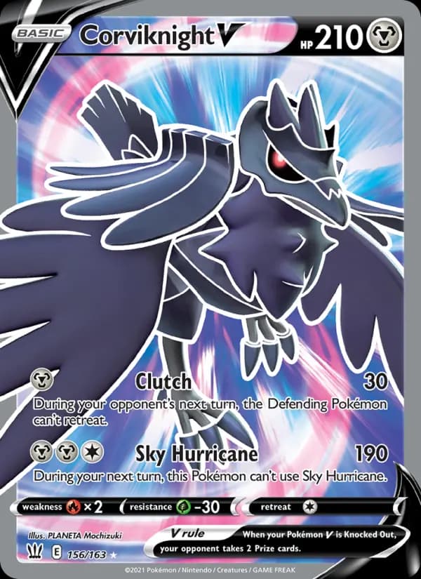 Corviknight V #156 — Battle Styles