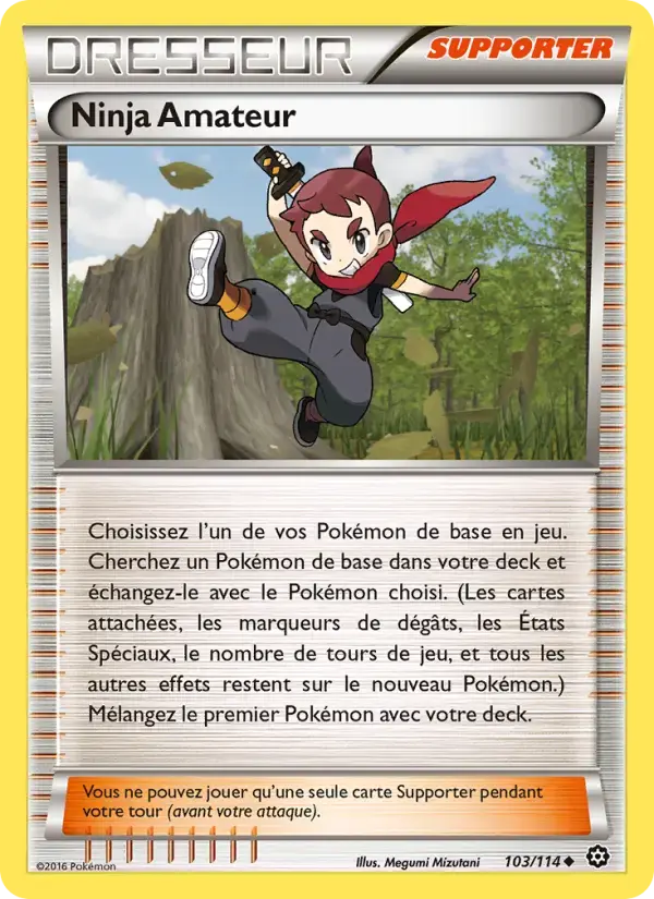 Carte Pokémon Ninja Amateur #103 — Offensive Vapeur