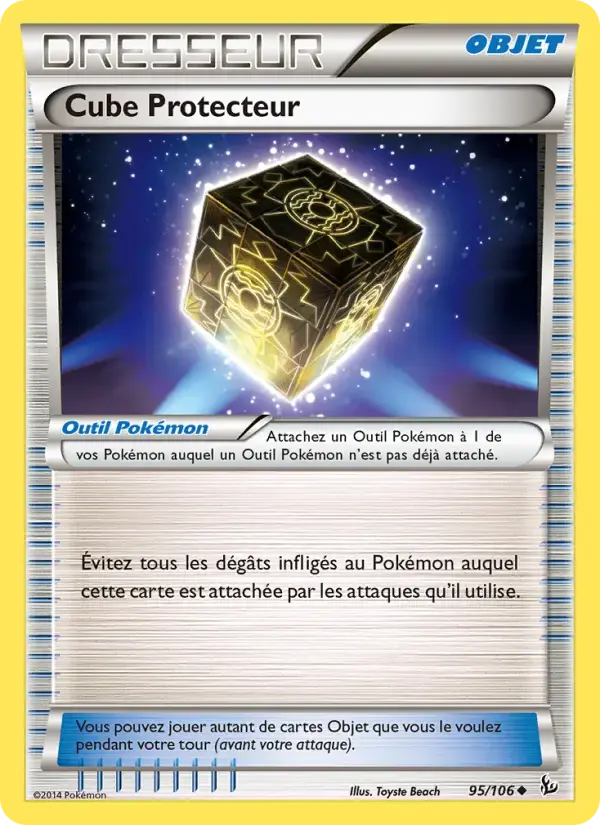 Carte Pokémon Cube Protecteur #95 — Étincelles