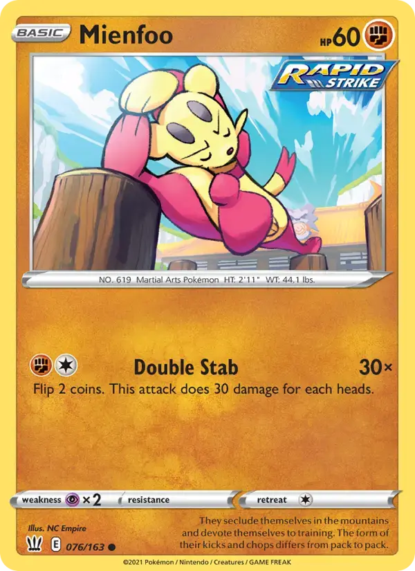 Mienfoo #76 — Battle Styles