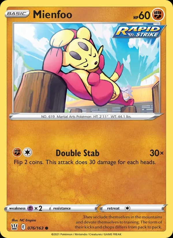 Mienfoo #76 — Battle Styles