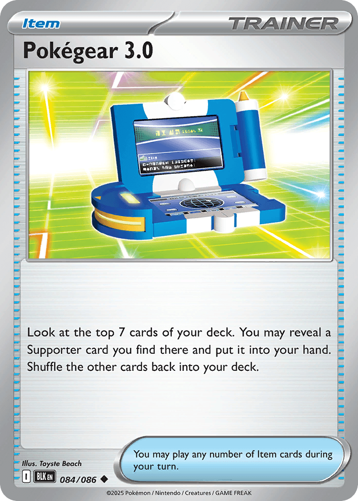 Carte Pokémon Pokématos 3.0 #084 — Foudre Noire