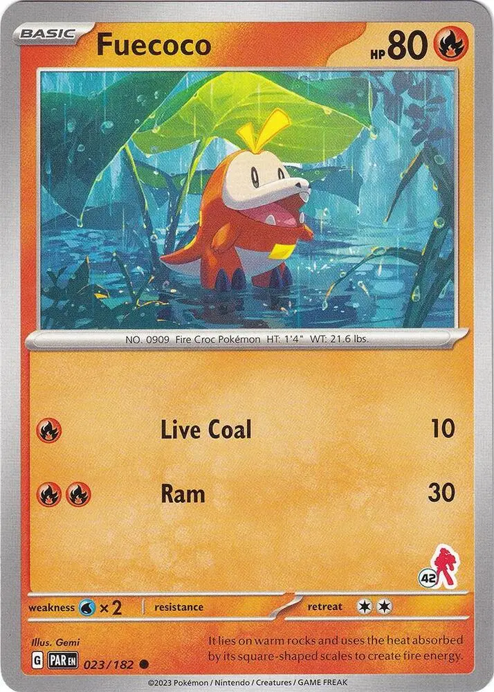 Carte Pokémon Fuecoco #Armarouge 42 — Académie de Combat 2024