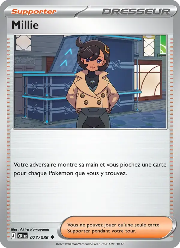 Carte Pokémon Millie #077 — Chaos Ascendant