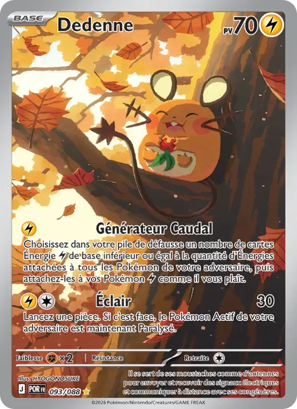 Carte Pokémon Dedenne #093 — Équilibre Parfait