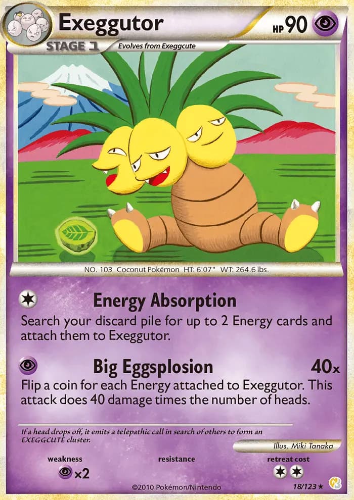 Exeggutor #18 — HeartGold SoulSilver