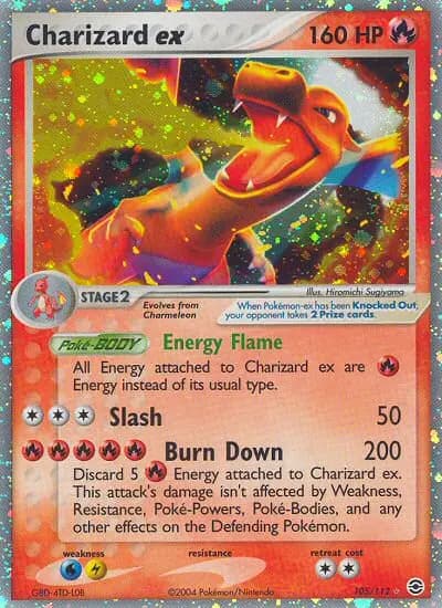 Charizard ex #105 — FireRed & LeafGreen