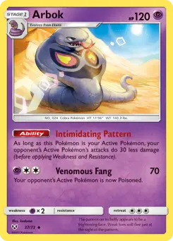 Arbok #37 — Shining Legends