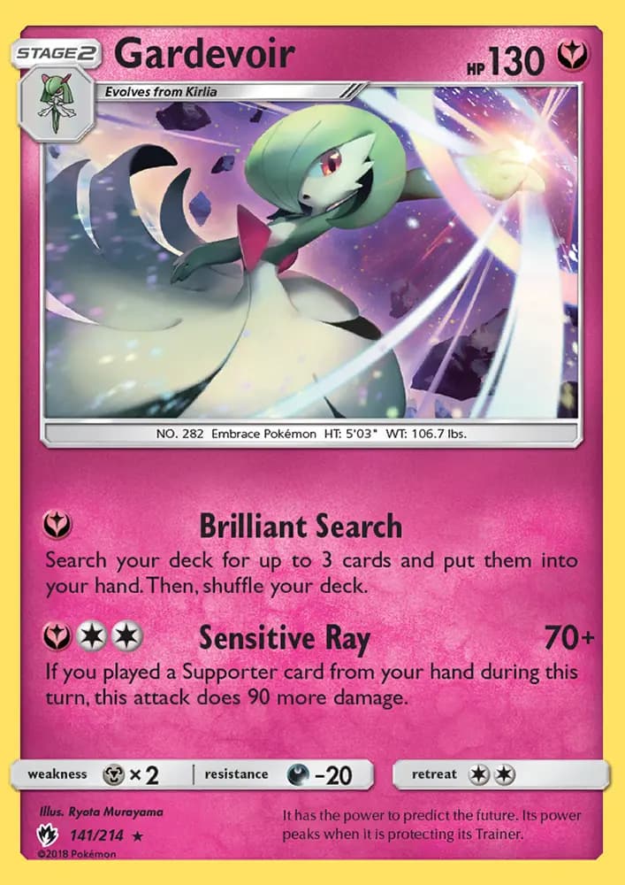 Gardevoir #141 — Lost Thunder