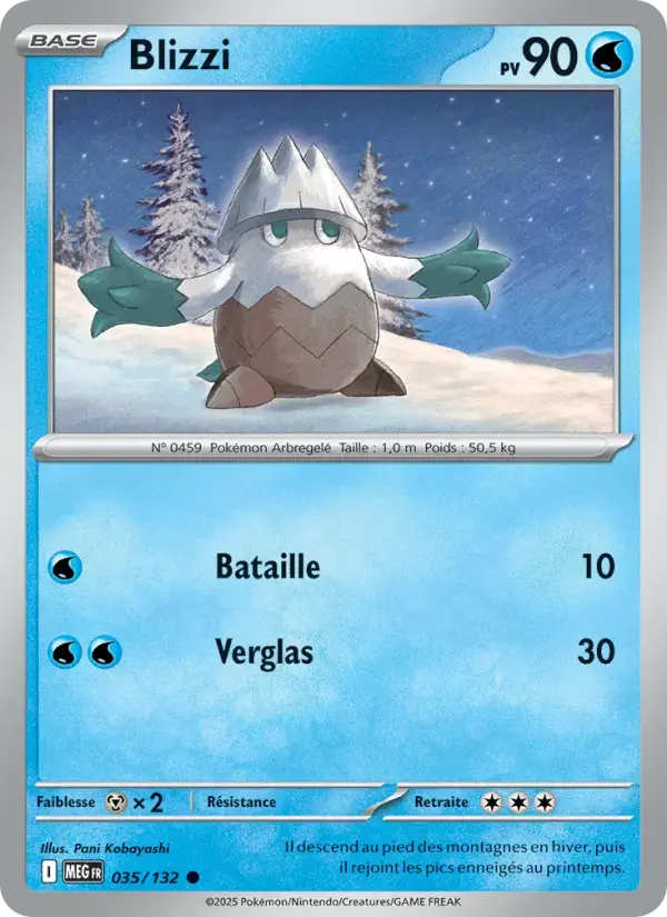 Carte Pokémon Blizzi #035 — Méga-Évolution