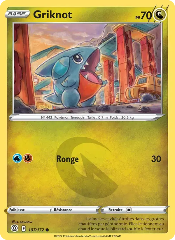 Carte Pokémon Griknot #107 — Stars Étincelantes