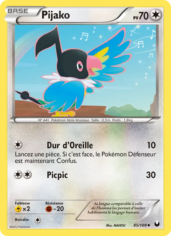 Carte Pokémon Pijako #85 — Explorateurs Obscurs