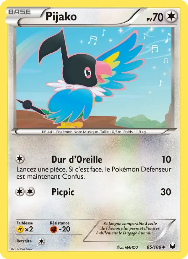 Carte Pokémon Pijako #85 — Explorateurs Obscurs