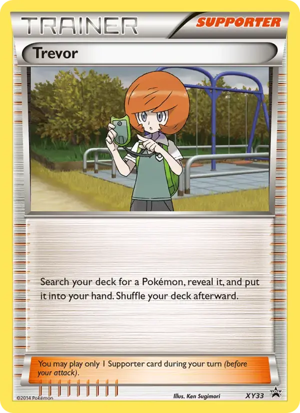 Carte Pokémon Trevor #XY33 — Promos X&Y