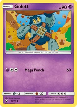 Carte Pokémon Gringolem #43 — Légendes Brillantes
