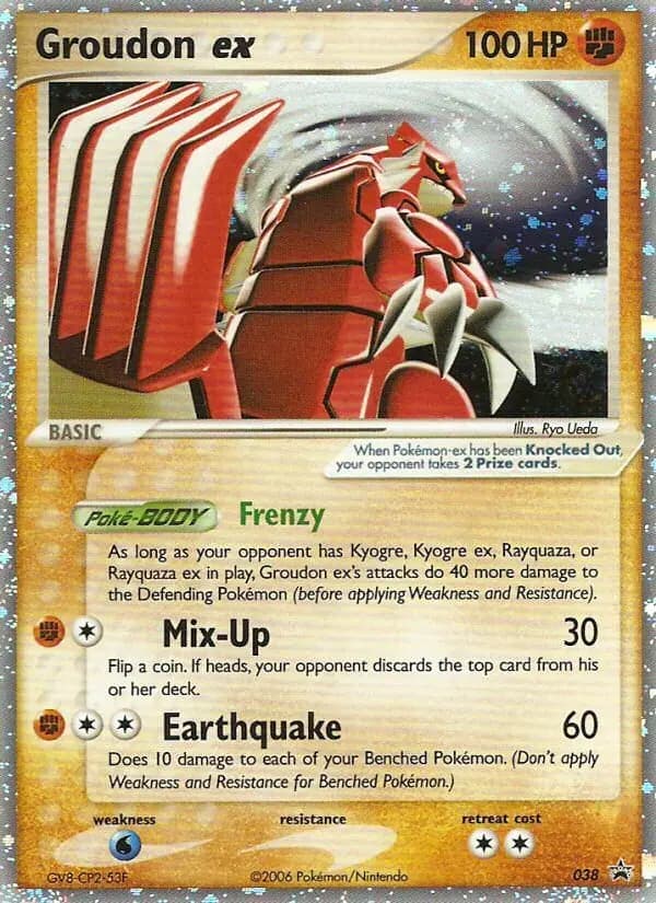 Groudon ex #38 — Nintendo Black Star Promos