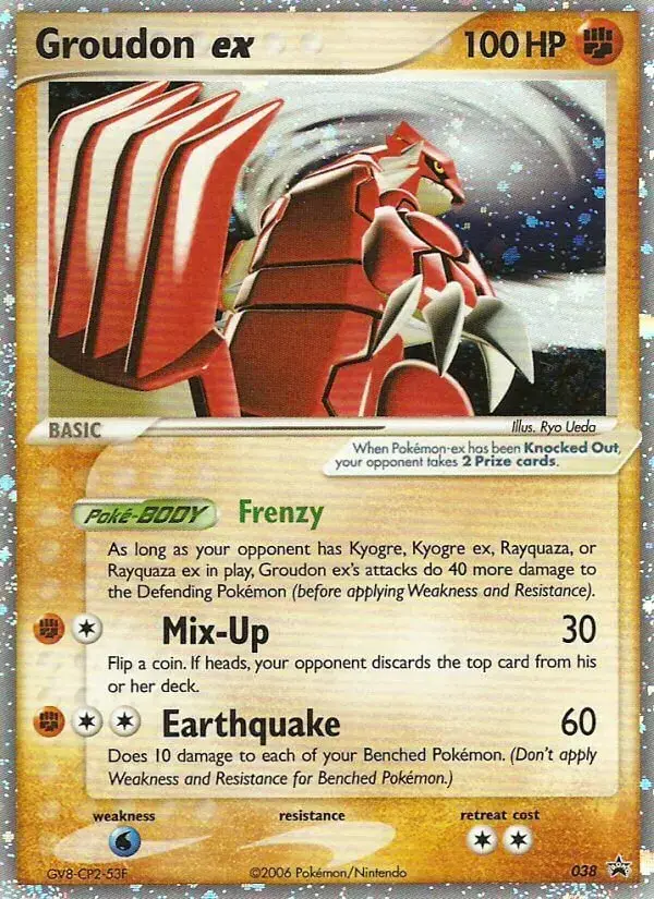 Carte Pokémon Groudon ex #38 — Promos Nintendo