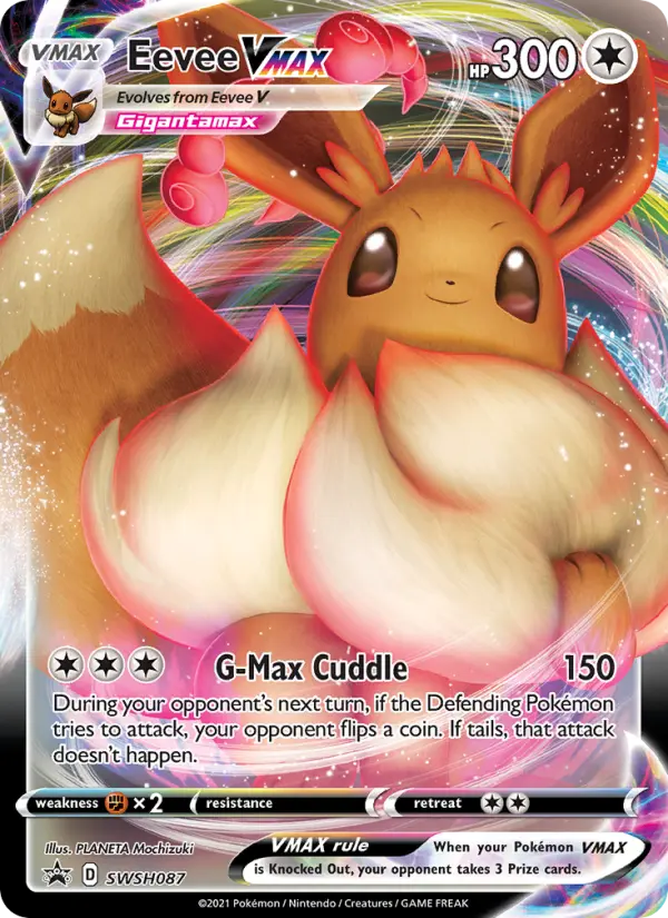 Carte Pokémon Évoli VMAX #SWSH087 — Promos Épée et Bouclier