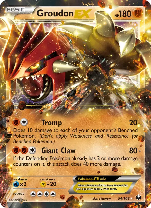 Groudon-EX #54 — Dark Explorers