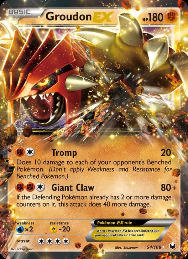 Groudon-EX #54 — Dark Explorers