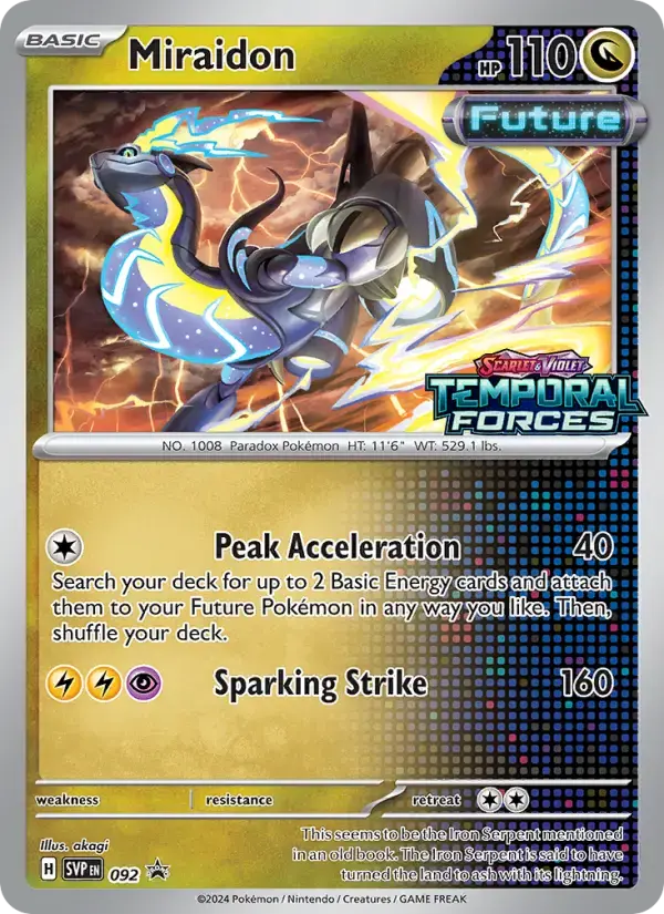 Miraidon #92 — Scarlet & Violet Promos