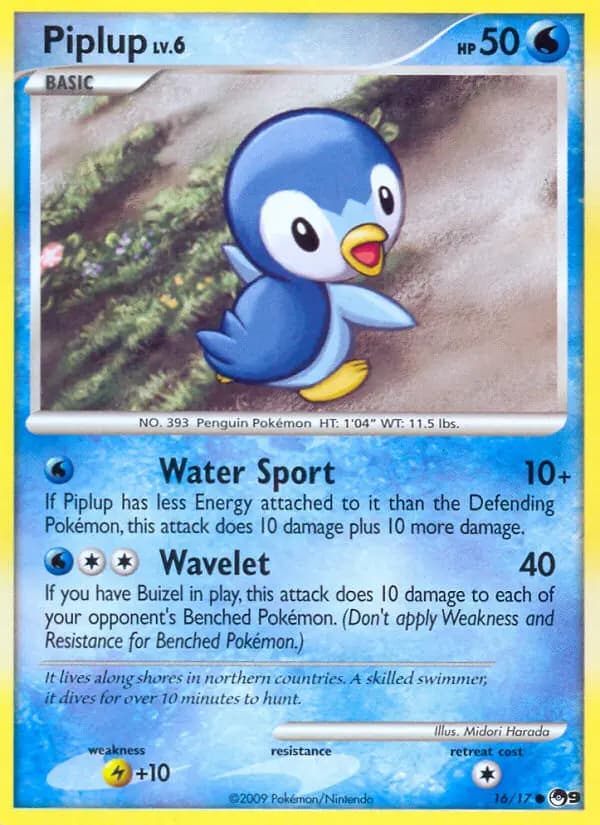 Piplup #16 — POP 9