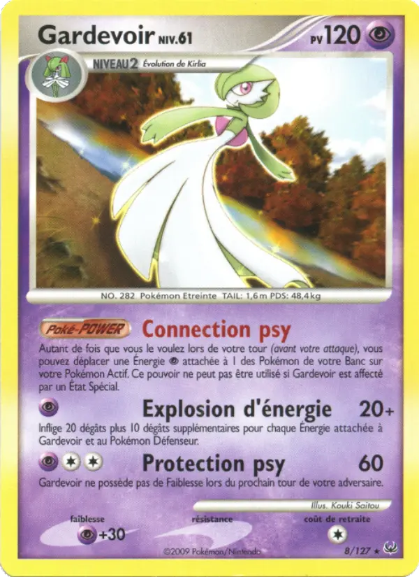 Carte Pokémon Gardevoir #8 — Platine