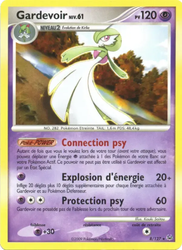 Carte Pokémon Gardevoir #8 — Platine