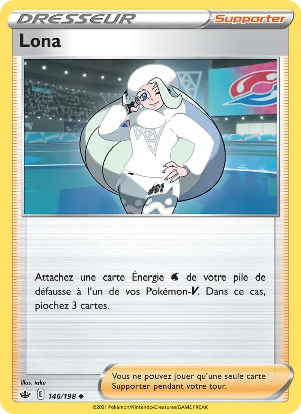Carte Pokémon Lona #146 — Règne de Glace