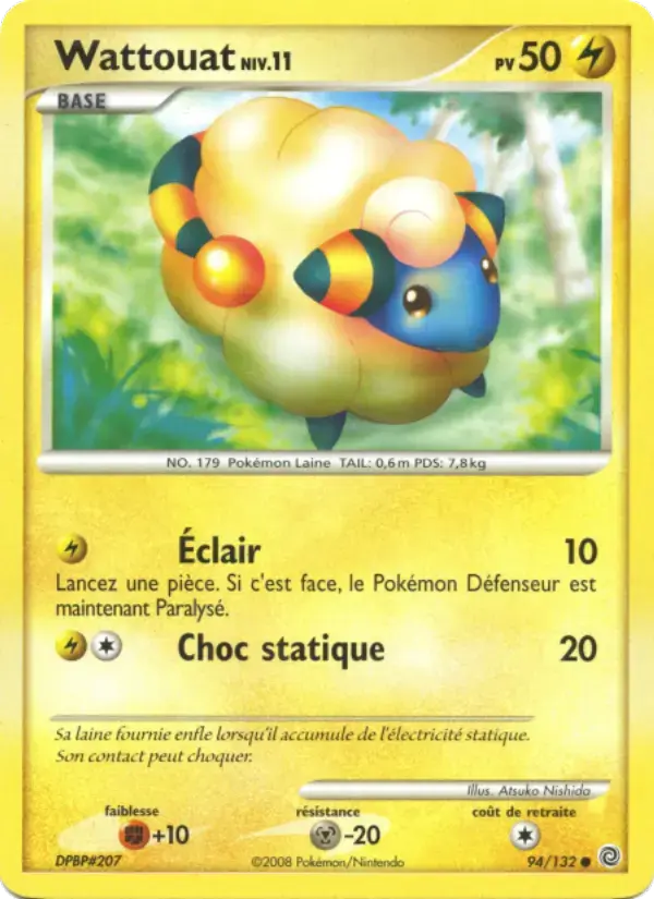 Carte Pokémon Wattouat #94 — Merveilles Secrètes