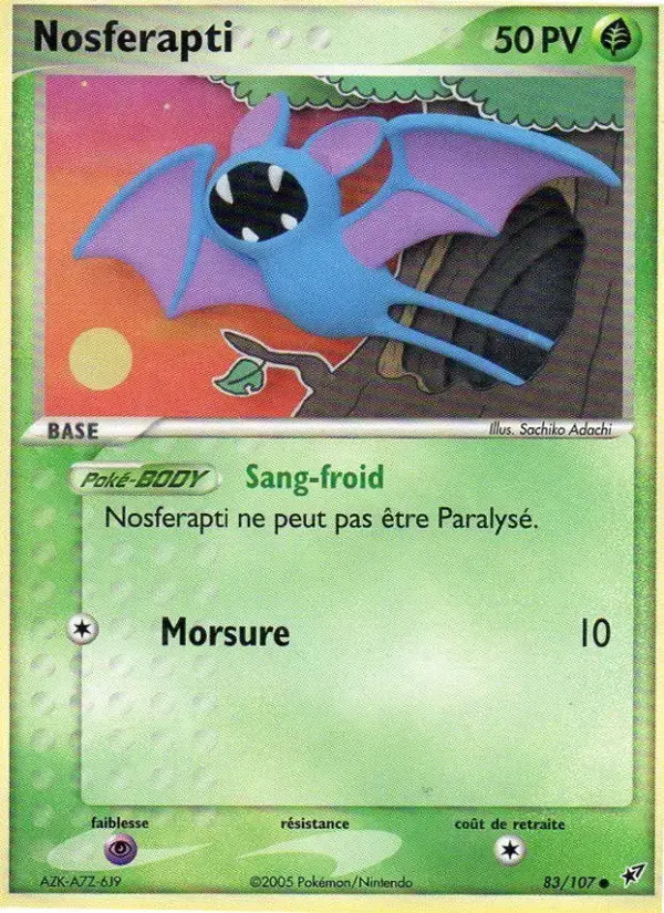 Carte Pokémon Nosferapti #83 — Deoxys