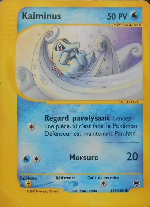 Carte Pokémon Kaiminus #135 — Expédition
