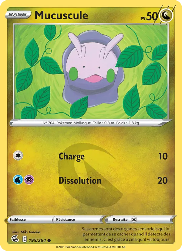 Carte Pokémon Mucuscule #195 — Poing de Fusion