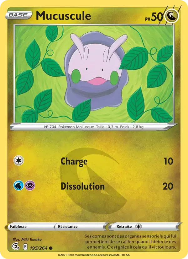 Carte Pokémon Mucuscule #195 — Poing de Fusion