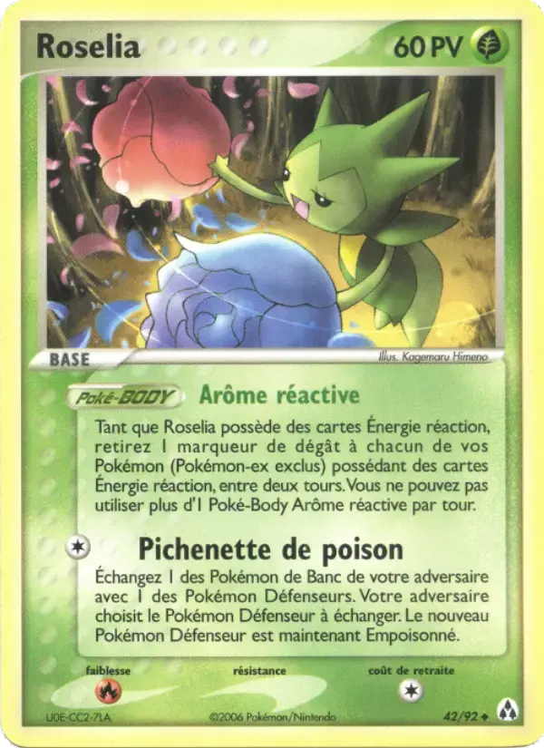 Carte Pokémon Roselia #42 — Créateurs de Légendes