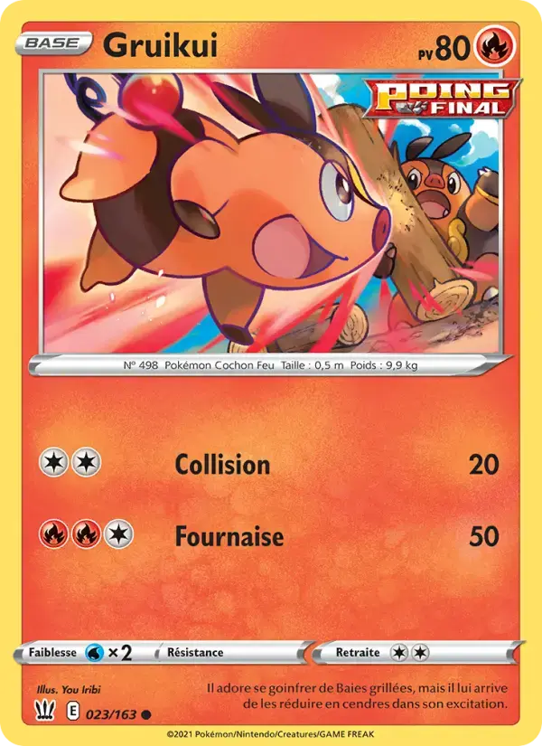Carte Pokémon Gruikui #23 — Styles de Combat