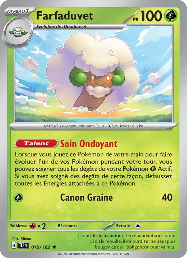 Carte Pokémon Farfaduvet #015 — Forces Temporelles