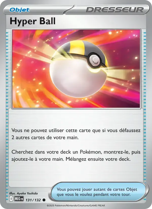 Carte Pokémon Hyper Ball #131 — Méga-Évolution