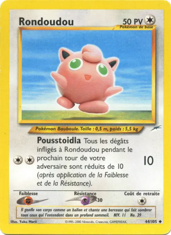 Carte Pokémon Rondoudou #44 — Neo Destiny