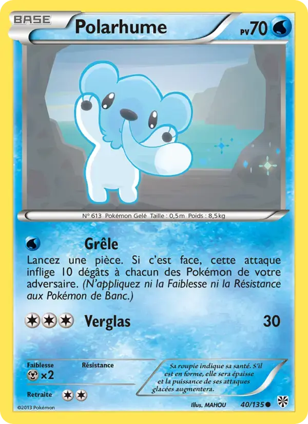 Carte Pokémon Polarhume #40 — Tempête Plasma