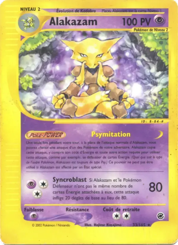 Carte Pokémon Alakazam #33 — Expédition