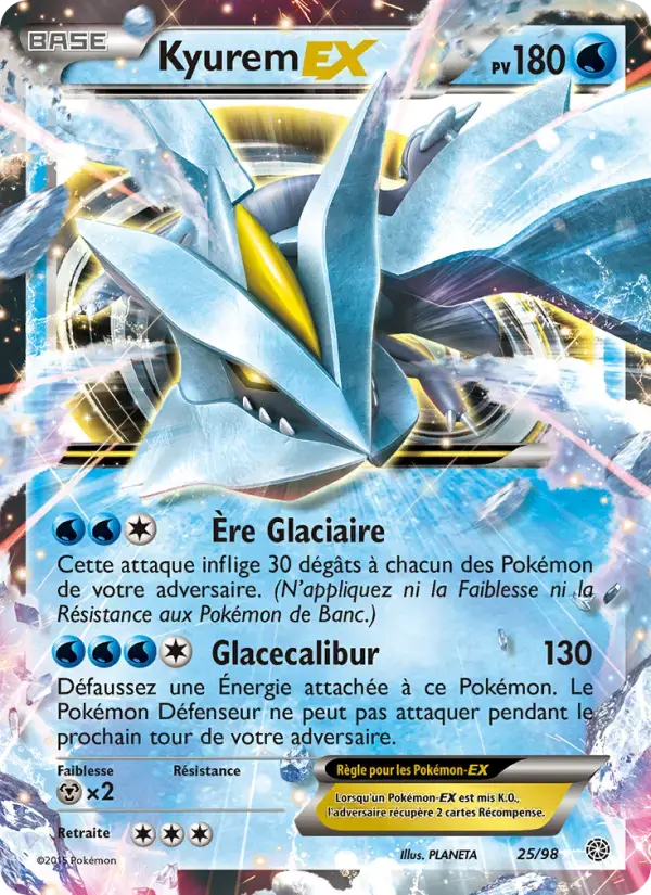 Carte Pokémon Kyurem EX #25 — Origines Antiques