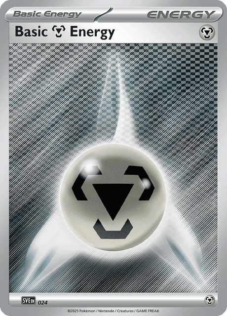 Carte Pokémon Énergie Métal #024 — Énergies Écarlate et Violet