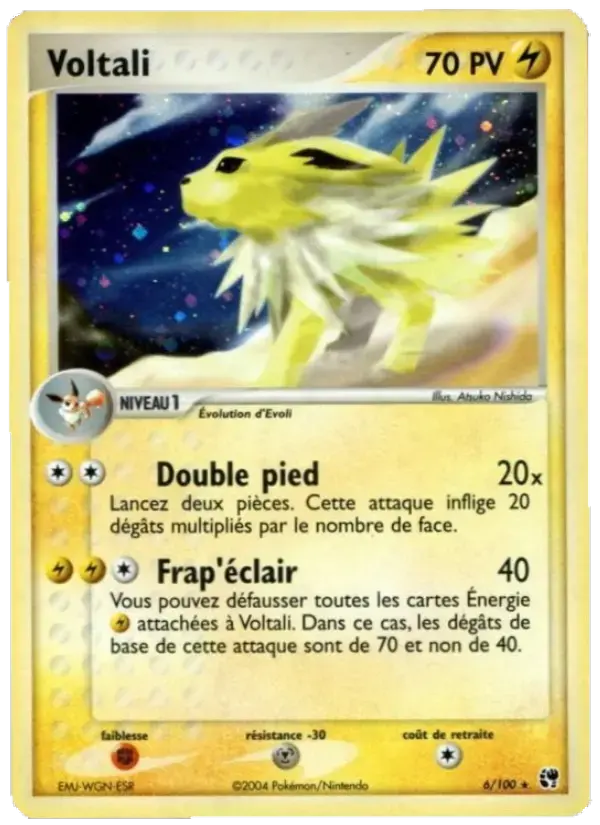 Carte Pokémon Voltali #6 — Tempête de Sable
