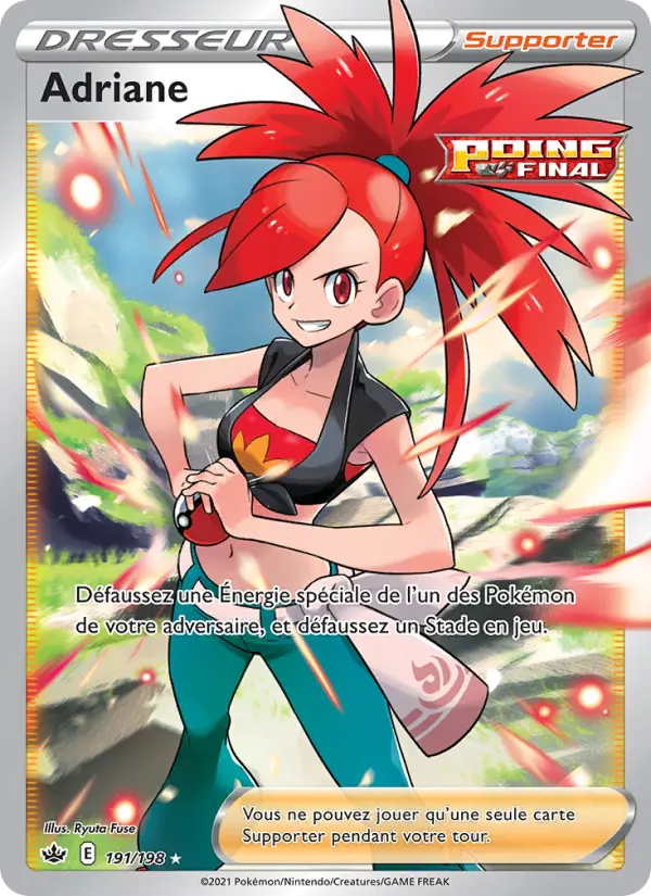 Carte Pokémon Adriane #191 — Règne de Glace