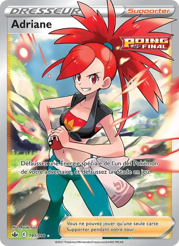 Carte Pokémon Adriane #191 — Règne de Glace