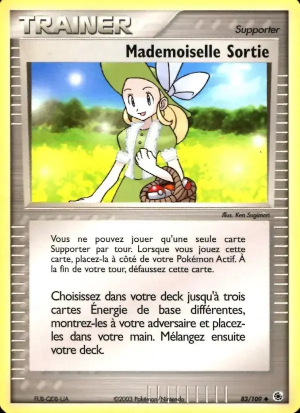 Carte Pokémon Mademoiselle Sortie #83 — Rubis & Saphir