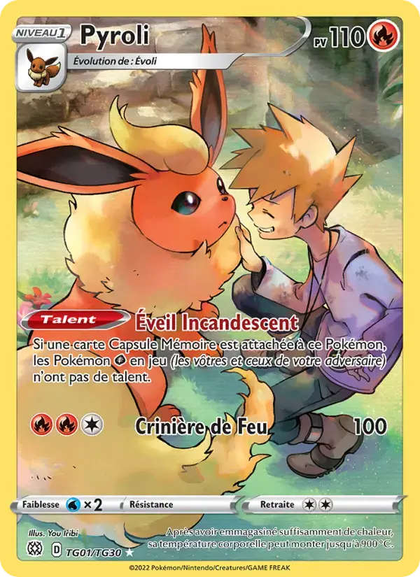 Carte Pokémon Pyroli #TG01 — Stars Étincelantes