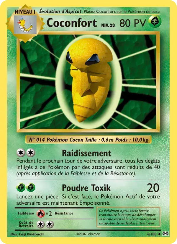 Carte Pokémon Coconfort #6 — Évolutions XY