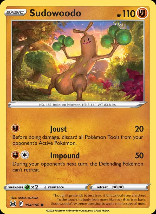 Sudowoodo #094 — Lost Origin